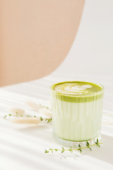 unusual coffee and matcha