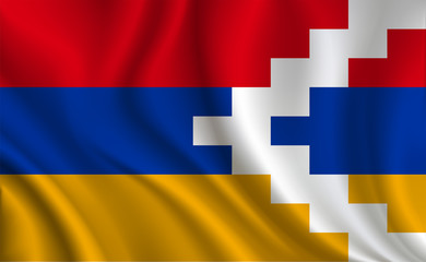 Artsakh Flag background
