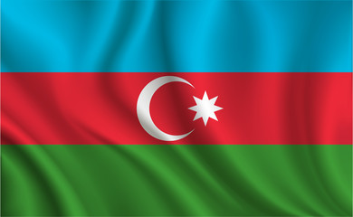 Azerbaijan Flag background