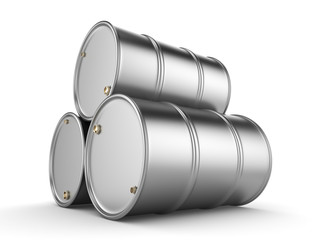 3D rendering aluminum barrel