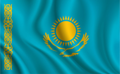 Kazakhstan Flag background