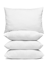 Fototapeta na wymiar white pillow bedding sleep
