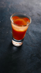 Alcoholic cocktail Tomato juice with vodka