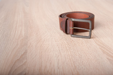 Leather belt