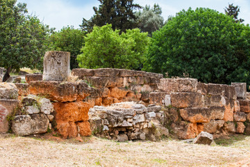 Ruins of the a Ancient Agora in Athens