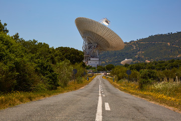 Telecommunications satellite in Spain