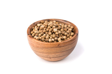 Whole cilantro coriander seed spice herb for cooking