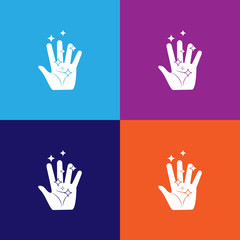magic hand icon.Element of popular magic icon. Premium quality graphic design. Signs, symbols collection icon for websites, web design