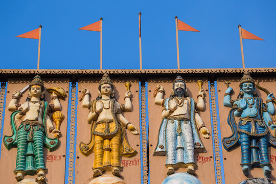 India, Uttar Pradesh, Varanasi, Dashashwamedh Ghat, Shri Ram Temple