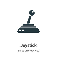 Joystick vector icon on white background. Flat vector joystick icon symbol sign from modern electronic devices collection for mobile concept and web apps design. © Digital Bazaar