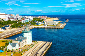 Azur Maiko Beach. Kobe City, Hyogo Prefecture, Japan