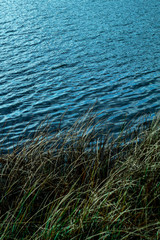 blue water background