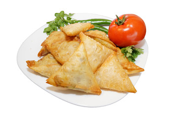 Samosa with vegetables