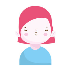 cute little boy character portrait, children