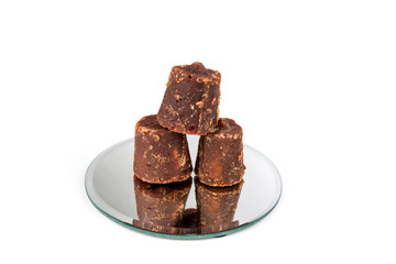 Tiny cute baby piloncillo sugar cones for hispanic cooking