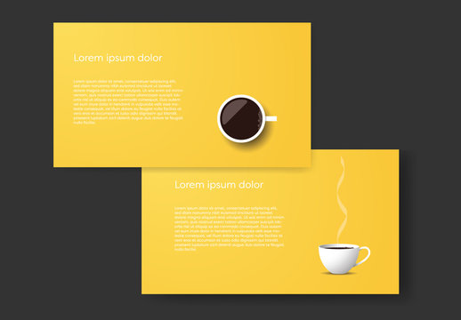 Coffee Cup Presentation Graphic Layouts