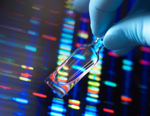 Genetic Medicine, A vial containing medicine created for a individual.