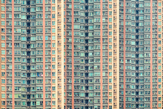 Apartment block towers in Tseung Kwan O, Hong Kong