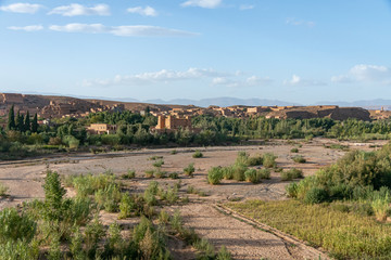 Obraz premium View of the populations of the Atlas in Morocco.