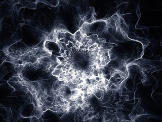 surreal futuristic digital 3d design art abstract background fractal illustration for meditation and decoration wallpaper