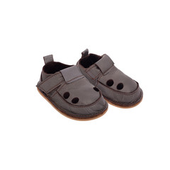 baby shoes on perfect white background