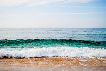 Beautiful waves of the Atlantic Ocean