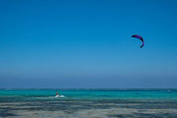 Kitesurfing in the Red Sea, Egypt