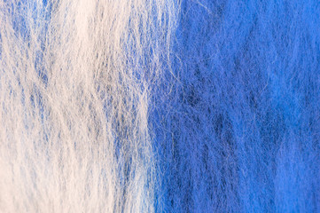 blue and white felt fabric texture