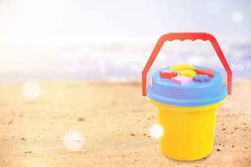 Isolated toys collection color play fun red