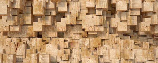 Wood block texture
