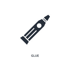 glue icon. simple element illustration. isolated trendy filled glue icon on white background. can be used for web, mobile, ui.