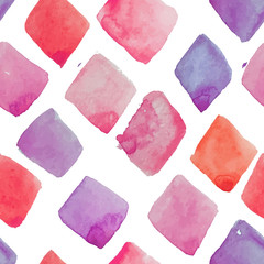 Watercolor vector seamless pattern for wallpaper, pattern fills, web page background, surface textures