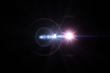 Abstract of lighting for background.abstract of digital lens flare background. Beautiful rays of light.	