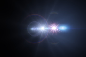 Abstract of lighting for background.abstract of digital lens flare background. Beautiful rays of light.	