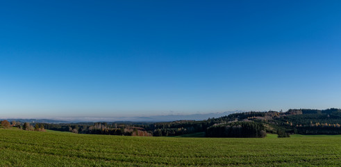 Obraz premium Voralpenpanorama