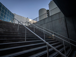 Fototapeta premium stairway to modern building
