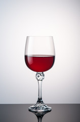 red wine in a wine glass on the background2
