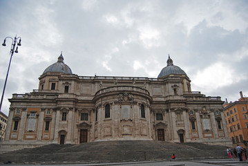 Santa Maria Maggiore basilica in Rome, Italy - Piazza dell'Esquilino