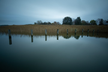 meer und bodden landschaften mit longexposure