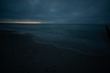 meer und bodden landschaften mit longexposure