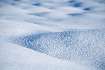 Fresh snow lanscape background