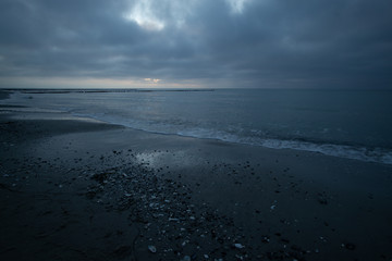meer und bodden landschaften mit longexposure
