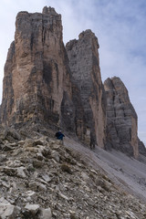 hombre en tre cime di lavadero Italia