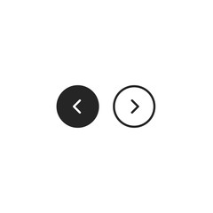 slider buttons arrow left right vector icon element UI
