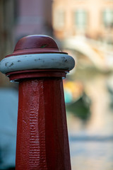 red fire hydrant on the street