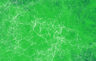 Abstract technology AI geometric futuristic lines background