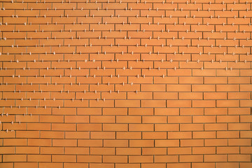 Tile installation.Construction work. Brick wall pattern.Brick wall texture.