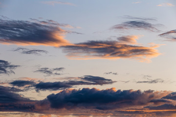 Obraz premium Colorful clouds in the sky