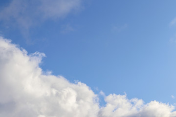 Wolkenhimmel Platz für Text