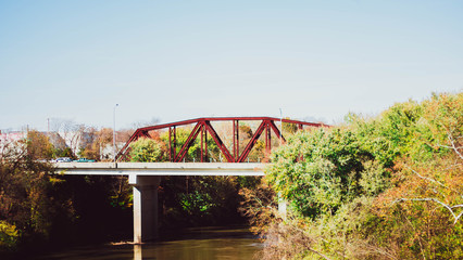 Obraz premium bridge over the river